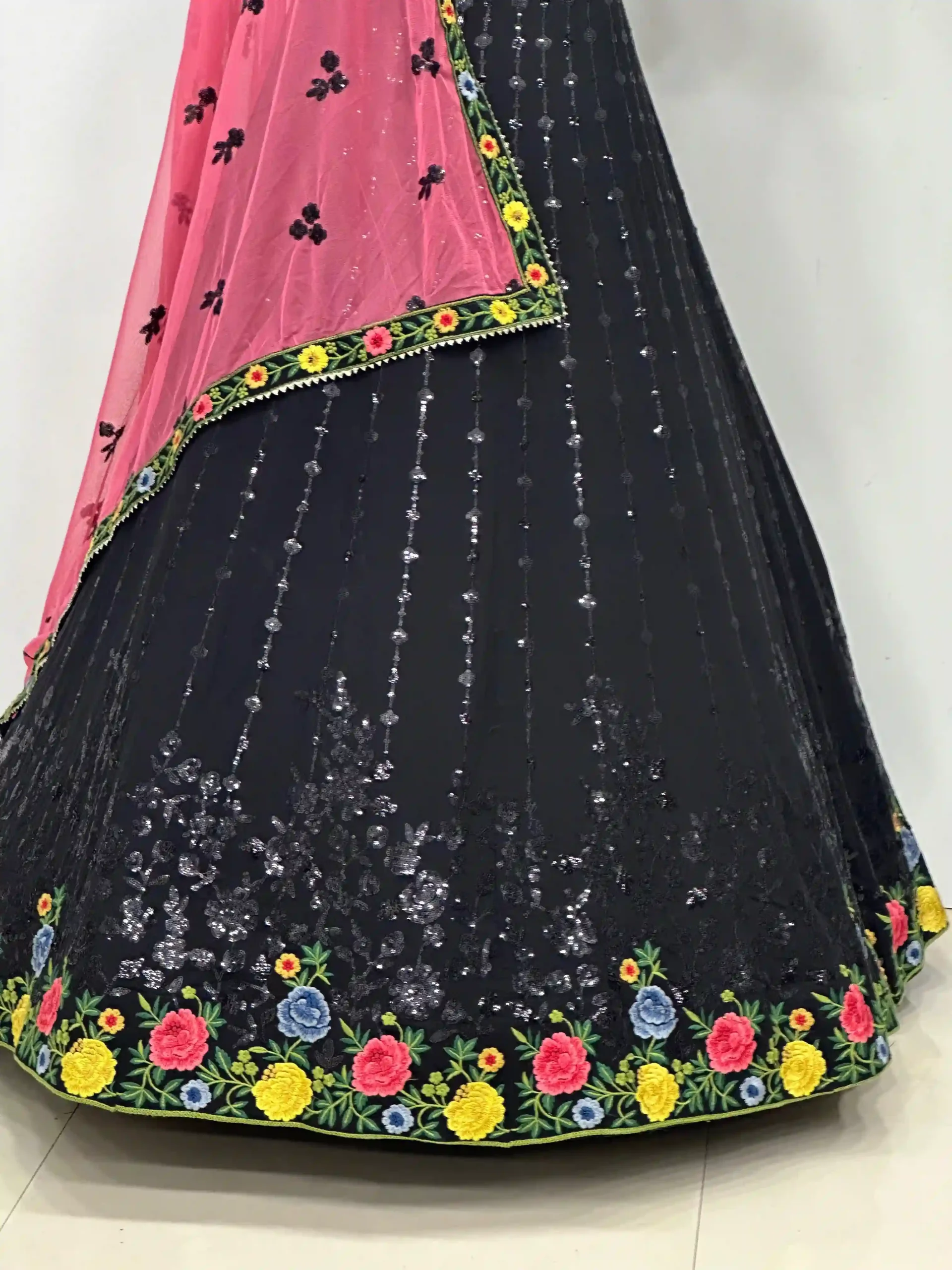 Anantesh Bridesmaid Vol 02 Georgette Wholesale Lehenga Catalog — Wholesale Lehenga, MPA wholesale from Surat - Gallery Image 2